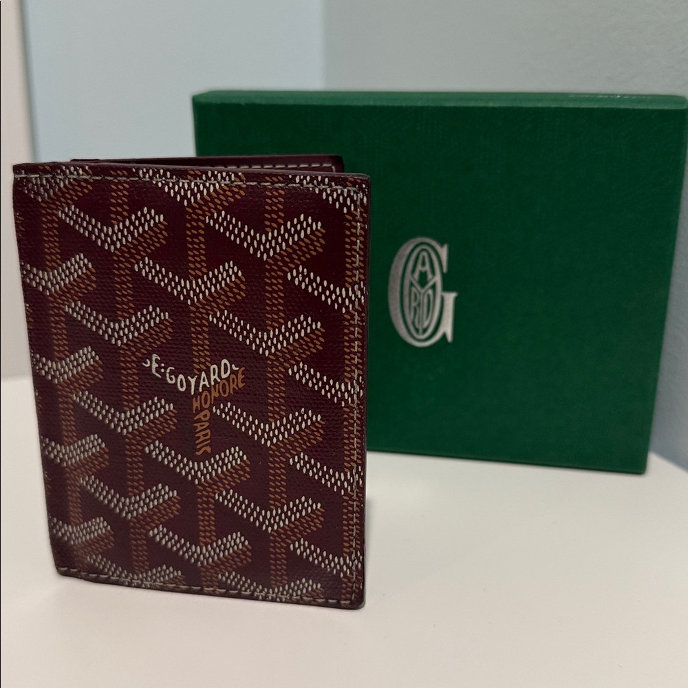 Goyard Saint Marc Card Case Burgundy